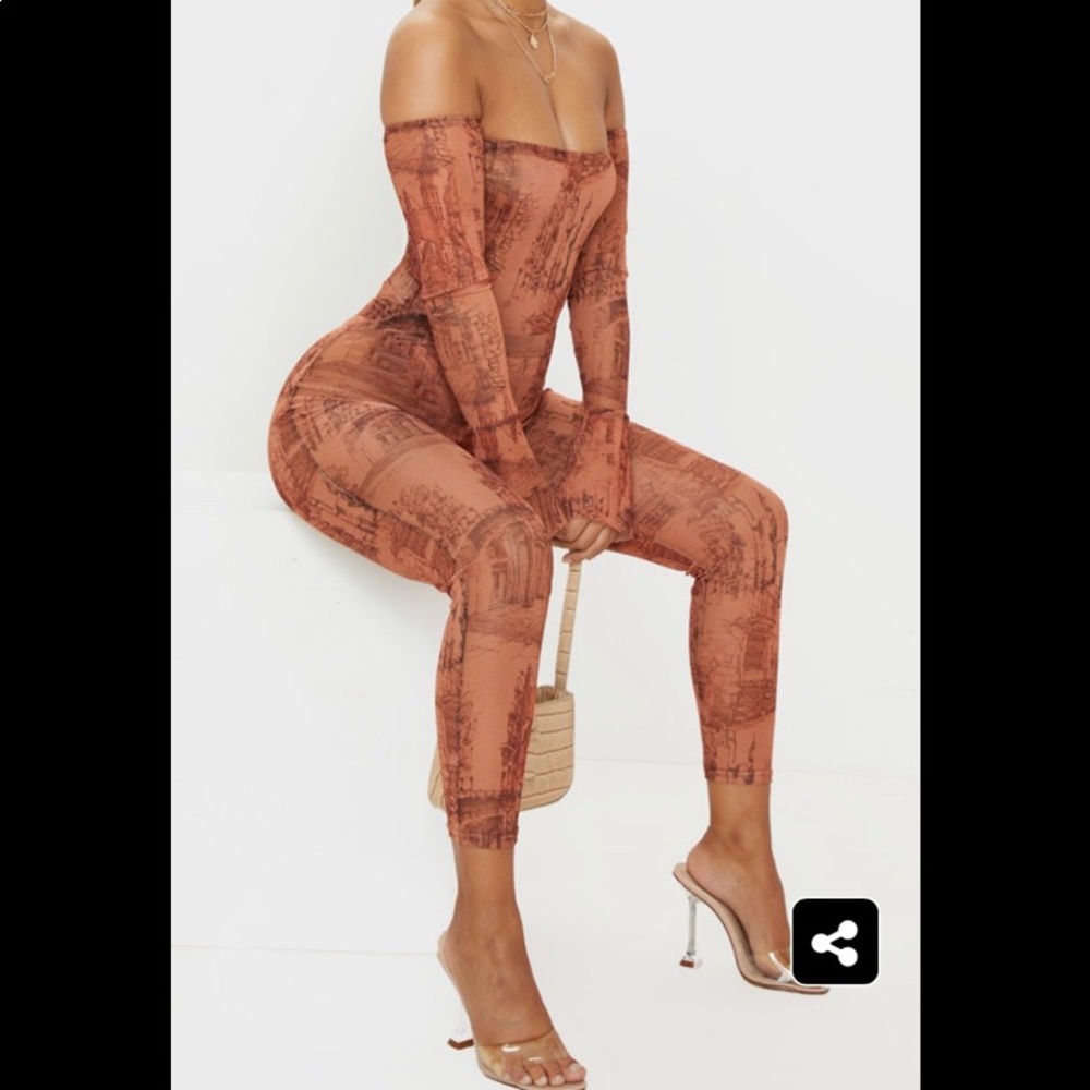 PRETTY LITTLE THING Mesh matching set